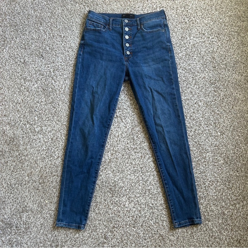 Banana Republic High Rise Skinny Jeans Denim Casual Petite 4P 27